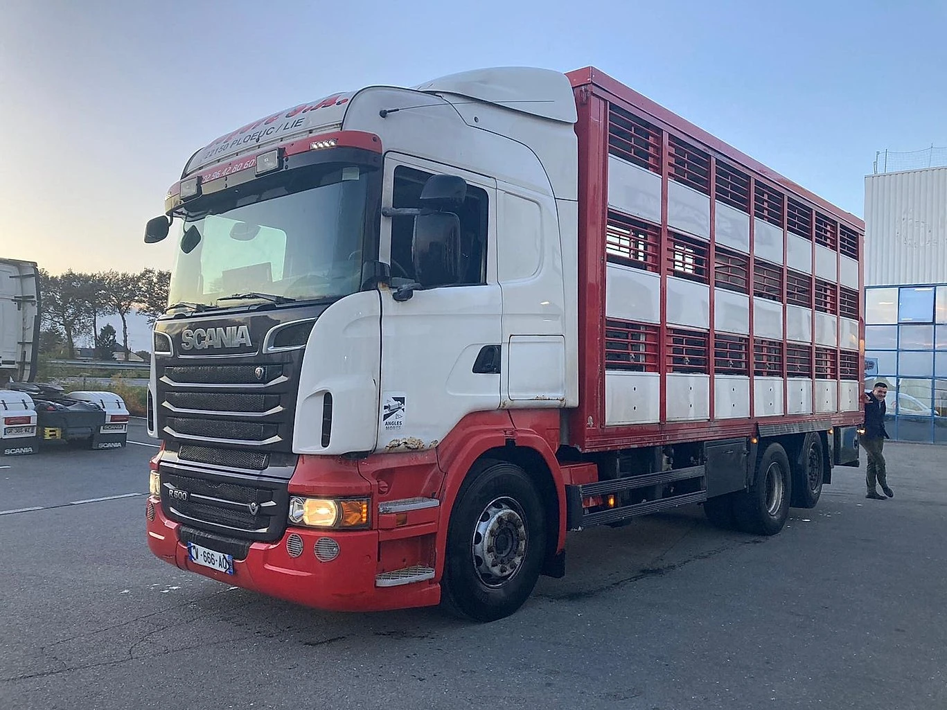 Scania R 500 животновоз 6х2, снимка 1
