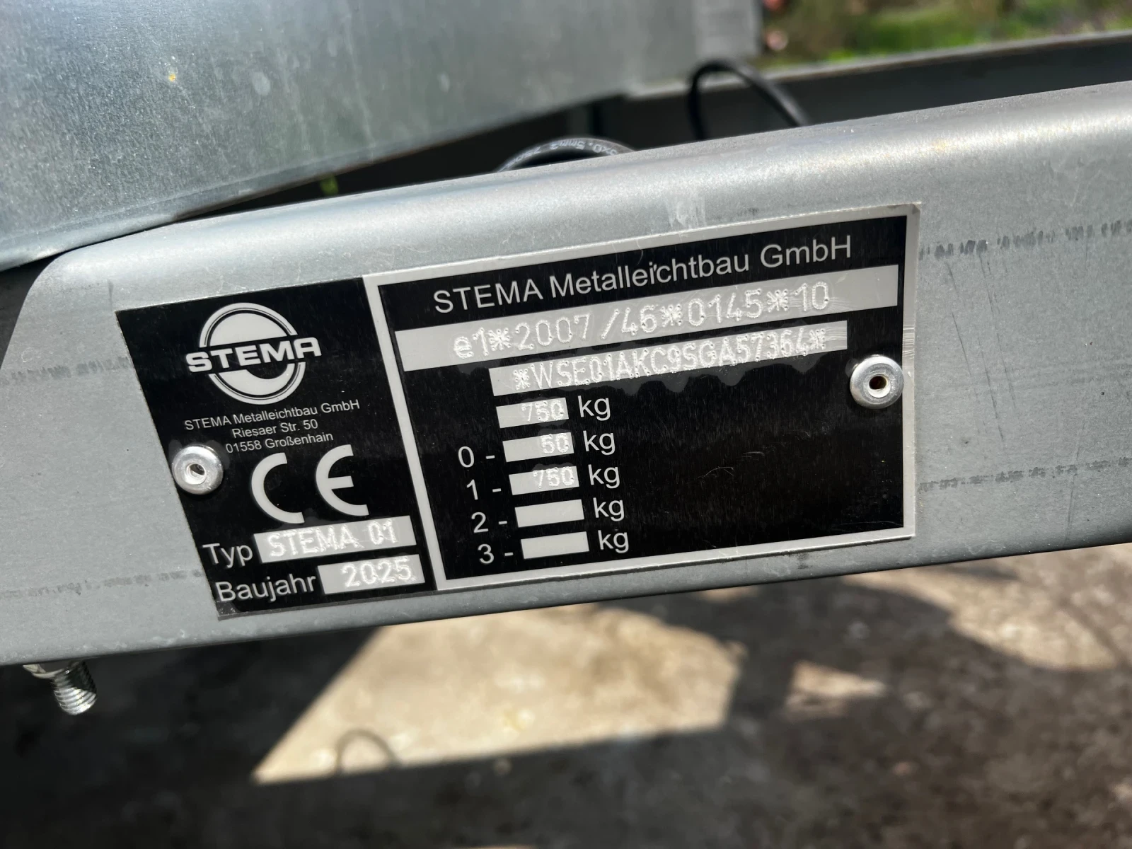 За автомобил Други Stema 01, снимка 6 - Ремаркета - 54172678