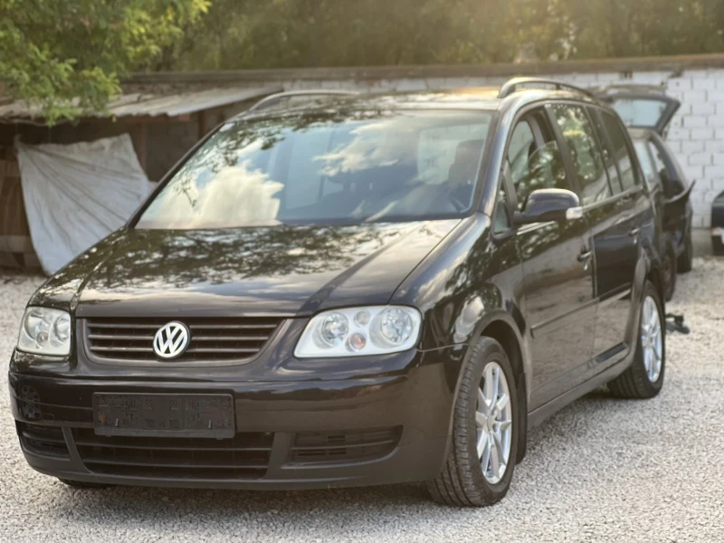 VW Touran  Бартер 0878888857  1.9 tdi dsg 7 места 105 к.с, снимка 1 - Автомобили и джипове - 47918410