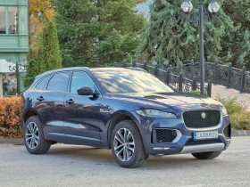 Jaguar F-PACE 2.0D 180кс AWD Панорама Червена Кожа Навигация