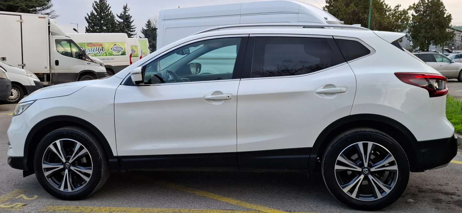 Nissan Qashqai 1.3 Facelift 360  Camera Бяла Перла  - изображение 4