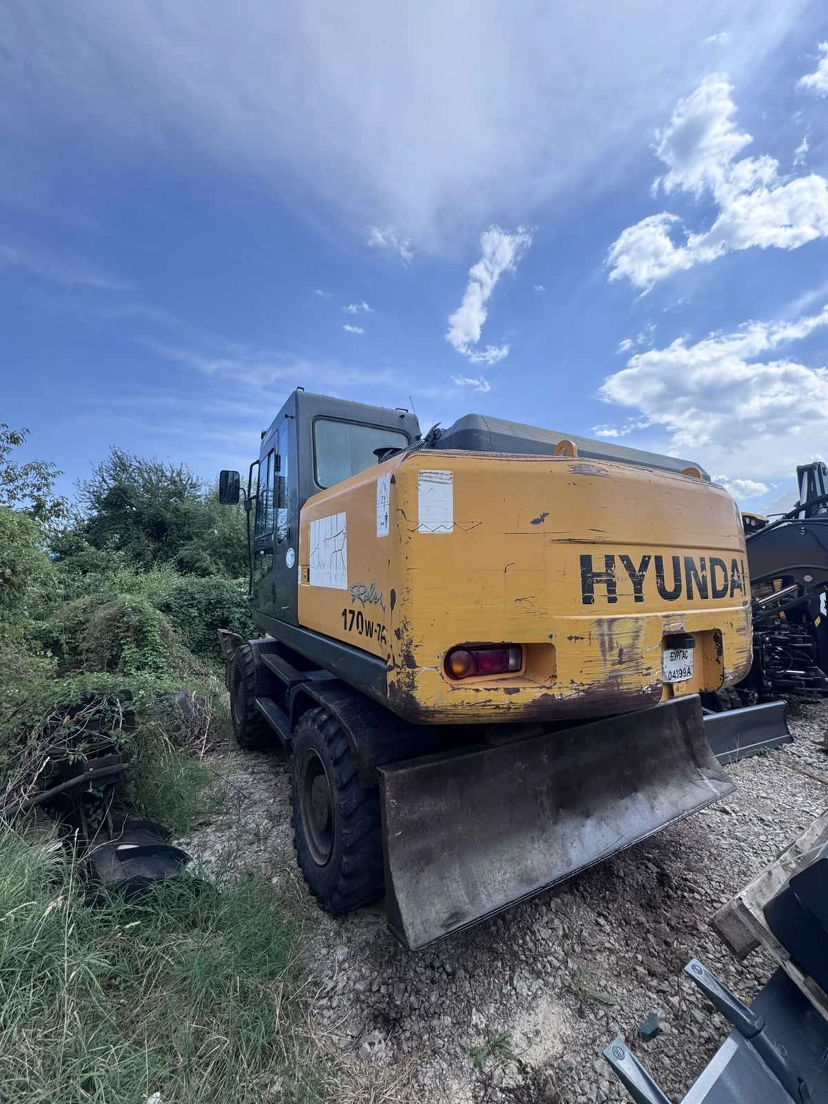 Багер Hyundai  Robex 170W-7A, снимка 3 - Индустриална техника - 55809117