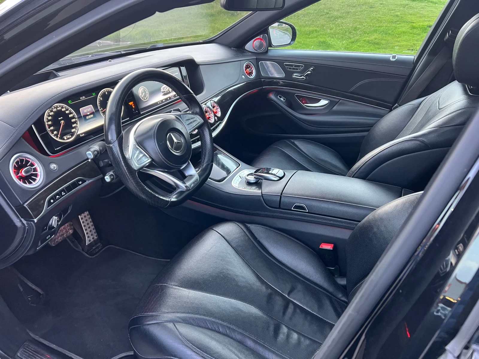 Mercedes-Benz S 350 6.3 Face/AMG/4Matic/BlackEdition/HeadUp/Лизинг, снимка 14 - Автомобили и джипове - 54161010