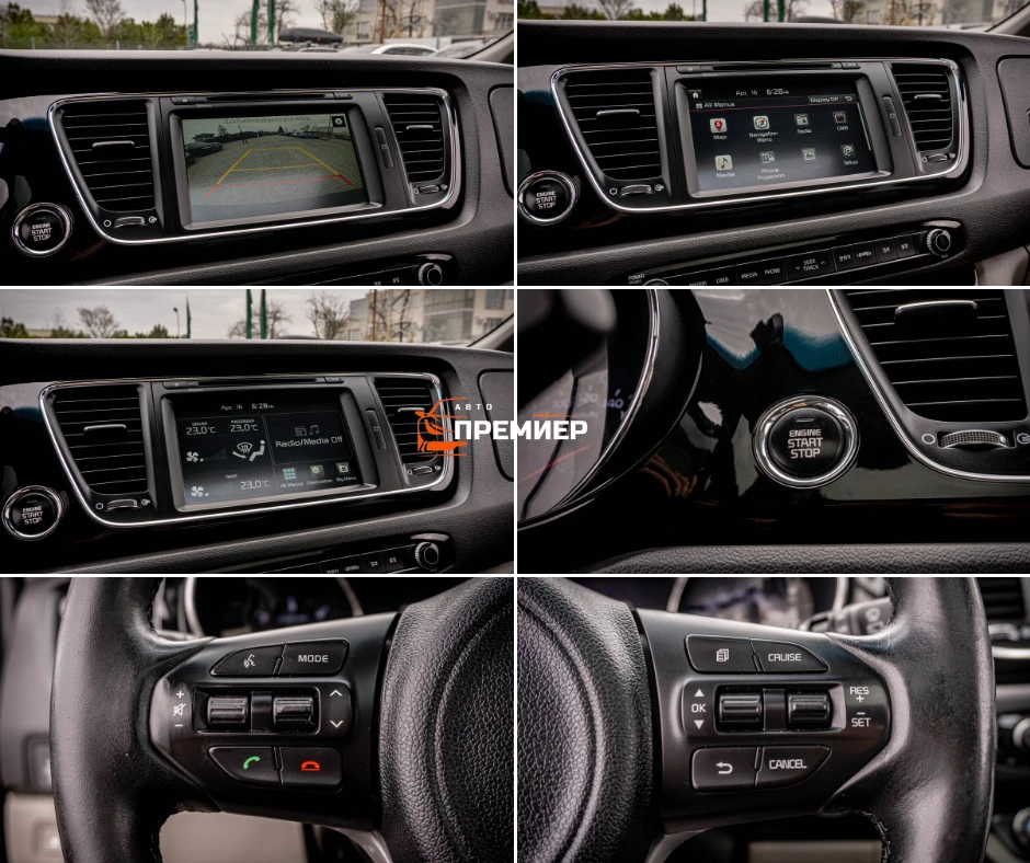 Kia Carnival 2.2CRDI-9-МЕСТЕН-ПЕРФЕКТНА-6М.ГАР.РЕАЛНИ КМ., снимка 14 - Автомобили и джипове - 54216237