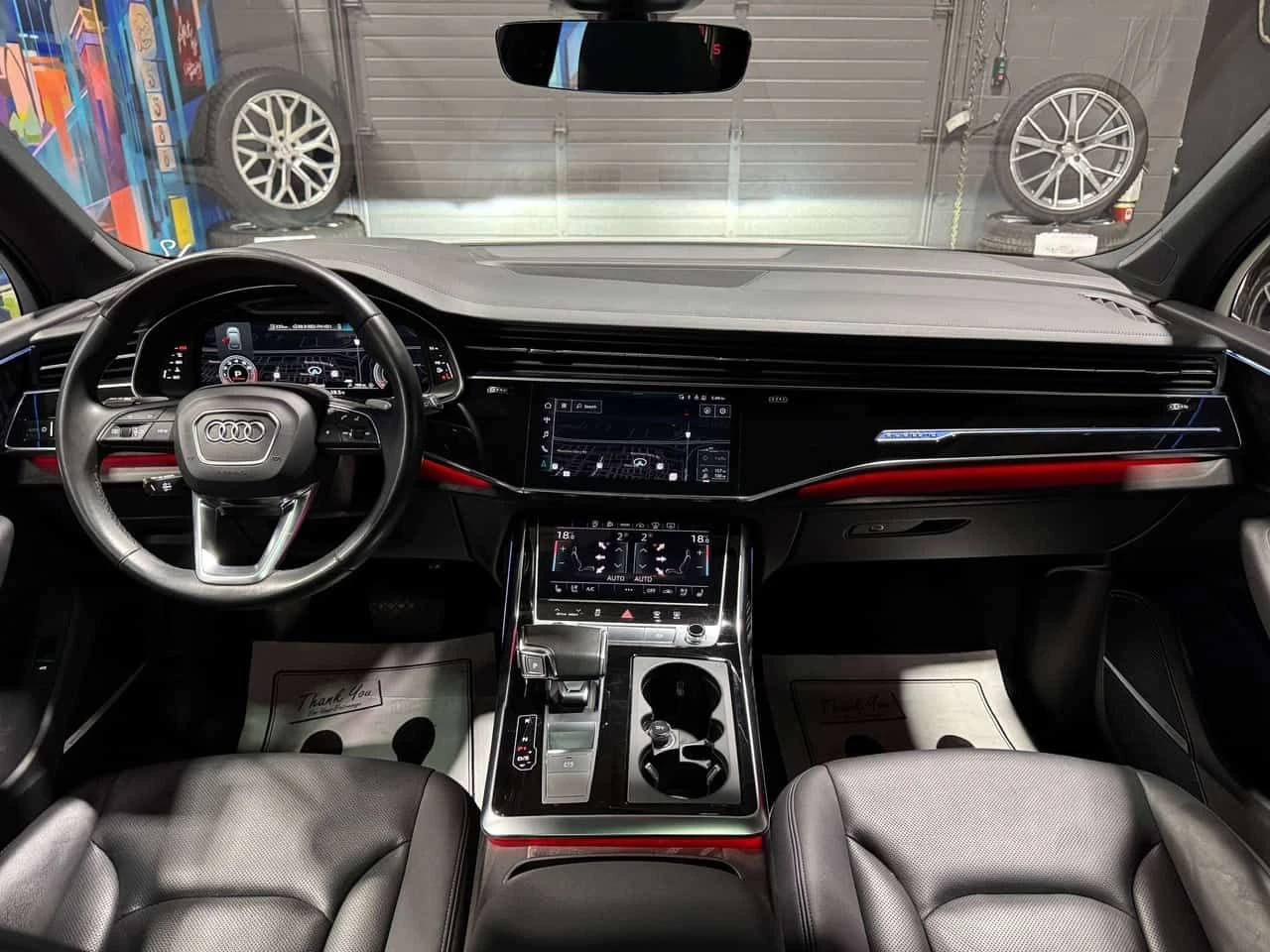 Audi Q7 * TECHNIK BLACK OPTICS * HUD * ОБДУХВАНЕ * B&O * , снимка 10 - Автомобили и джипове - 55498626