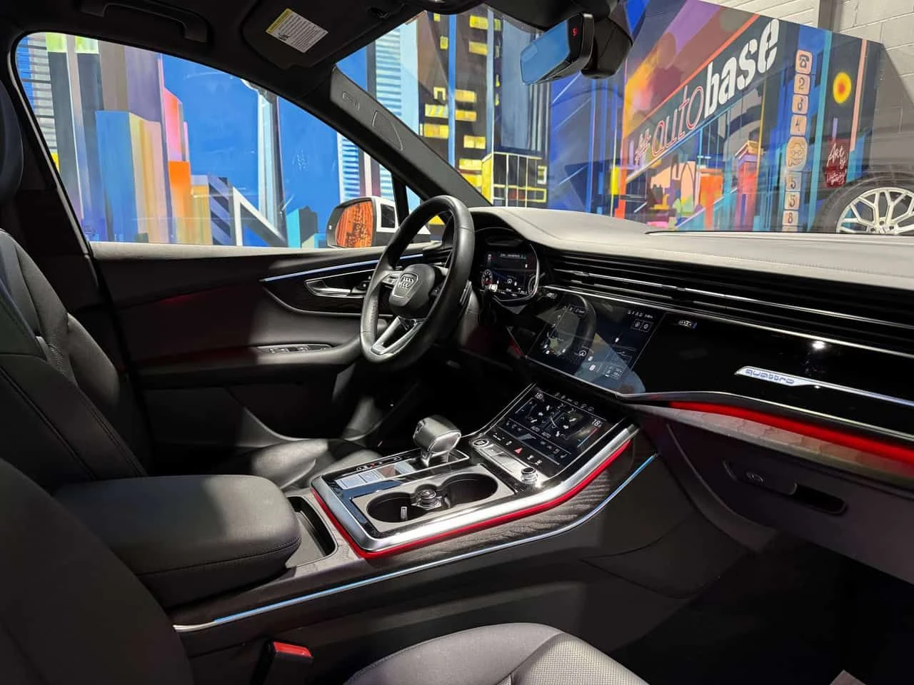 Audi Q7 * TECHNIK BLACK OPTICS * HUD * ОБДУХВАНЕ * B&O * , снимка 11 - Автомобили и джипове - 55498626