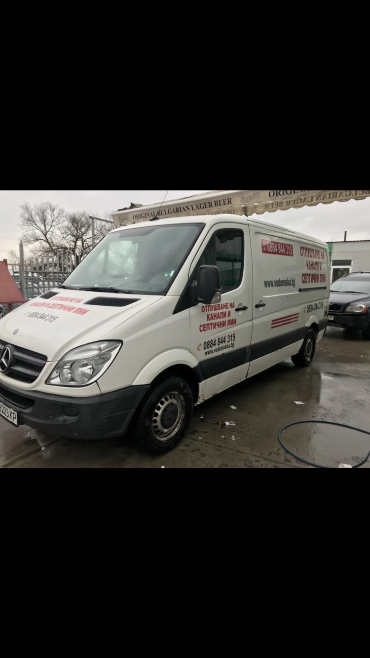 Mercedes-Benz Sprinter 209 За канали, снимка 1 - Бусове и автобуси - 47540998