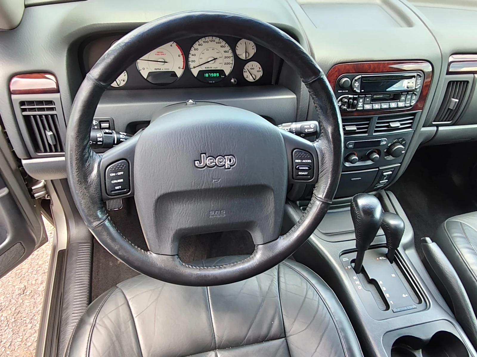 Jeep Grand cherokee 2.7 CRD-163к.с.!!! 187000км-ИСТИНСКИ !!!, снимка 8 - Автомобили и джипове - 55101810