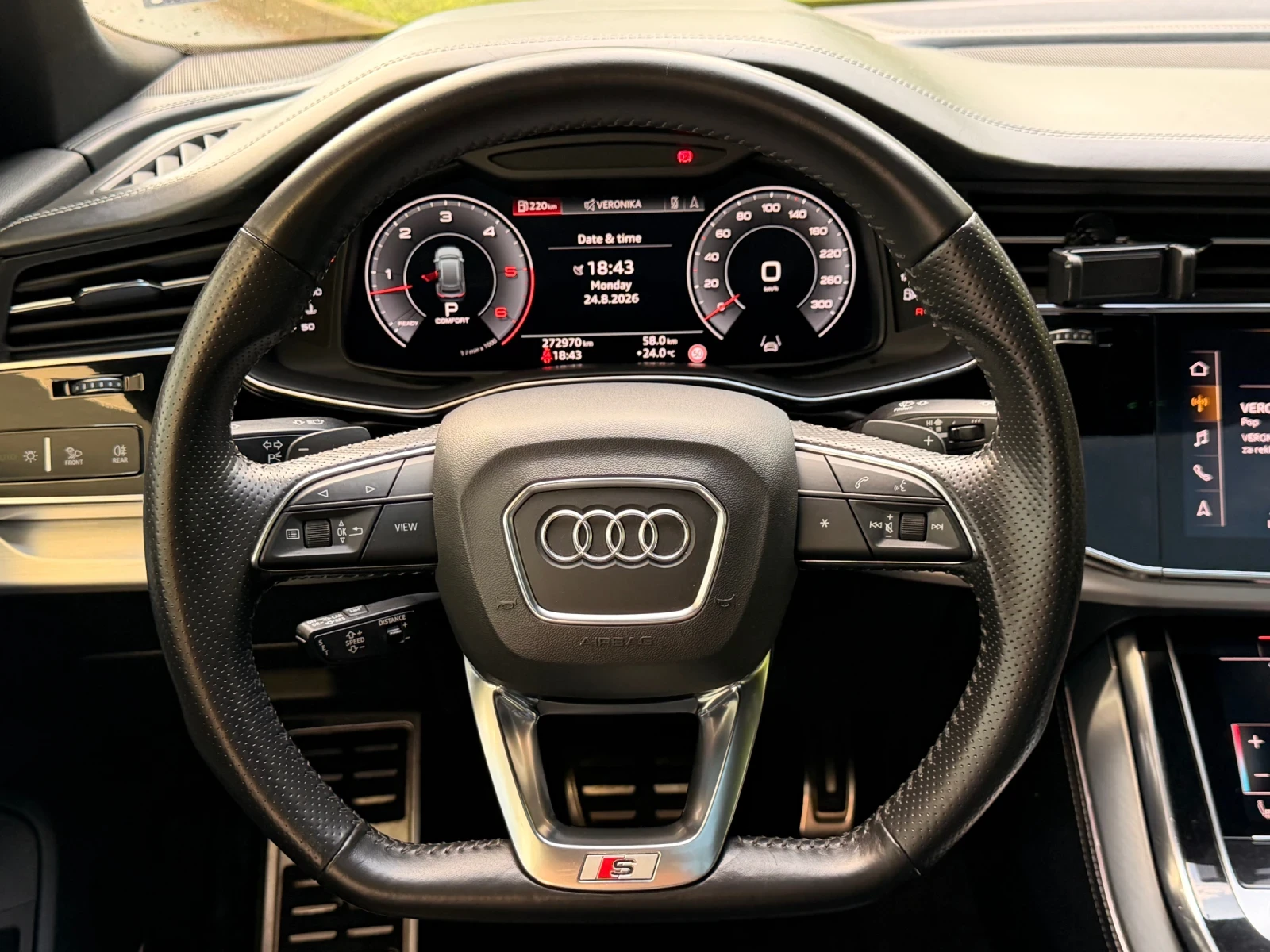 Audi Q8 50TDI / ВЕНТИЛАЦИЯ / TV, снимка 13 - Автомобили и джипове - 55798427