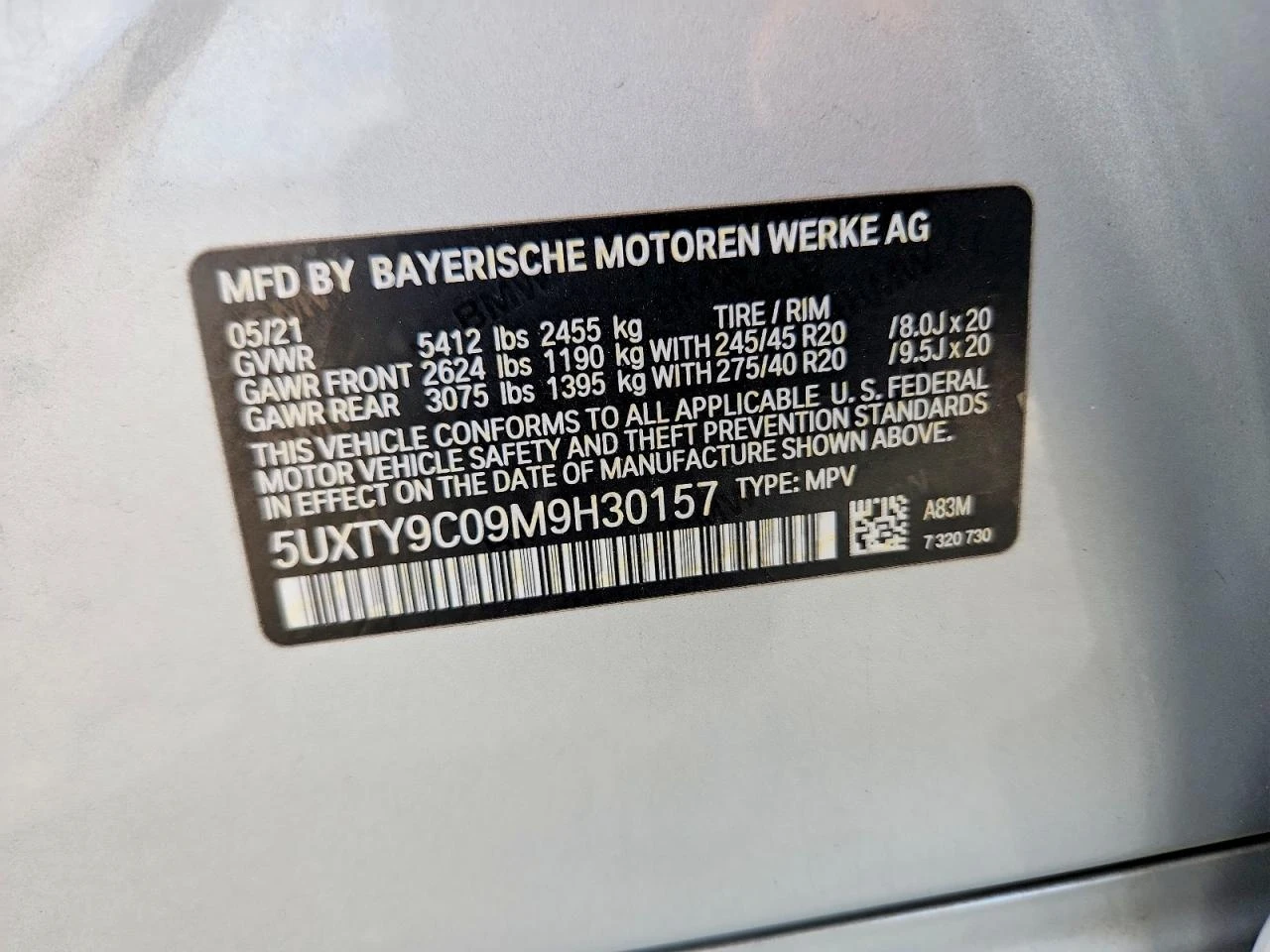 BMW X3 3.0l xDrivem40I, снимка 12 - Автомобили и джипове - 56340542