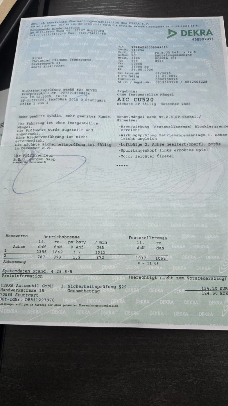 Scania R 500 Хидравл.помпа /евро6/ въз.окачване предно задно, снимка 14 - Камиони - 53359945