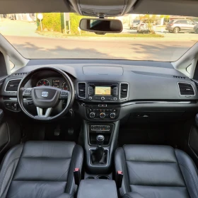 Seat Alhambra 2.0TDi 140k.4X4 7-МЕСТА/ЕЛ.ВРАТИ/КОЖА/ПАНОРА/ПЕЧКА, снимка 13