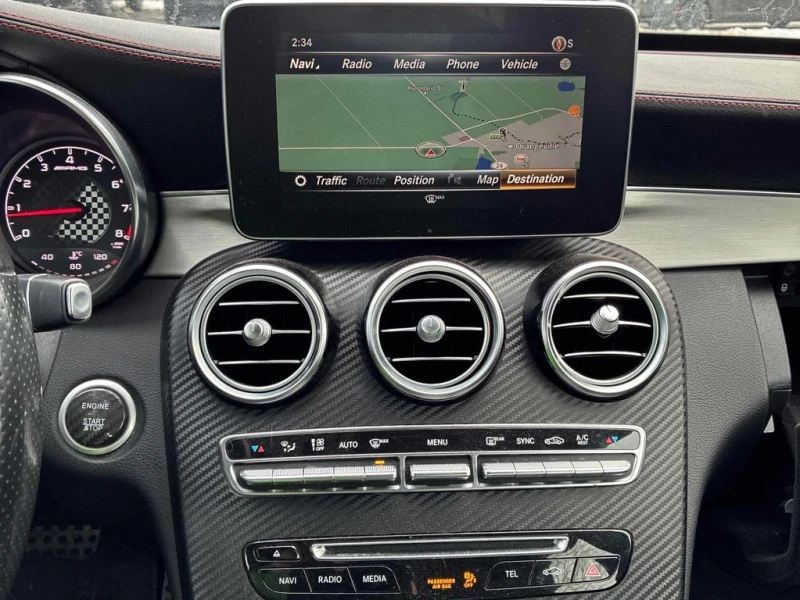 Mercedes-Benz C 43 AMG * 43 * CARFAX * БЕЗ ПЪРВОНАЧАЛНА ВНОСКА, снимка 9 - Автомобили и джипове - 52851397