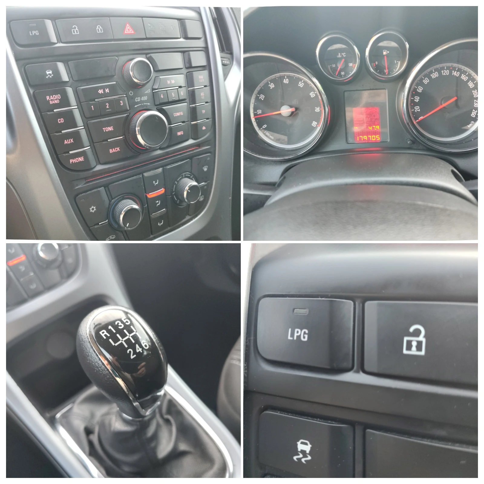 Opel Astra 1.4 / Фабрична газ / 140кс. , снимка 13 - Автомобили и джипове - 55166208