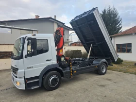 Mercedes-Benz Atego 1223 Самосвал с Кран PALFINGER КЛИМАТИК , снимка 5