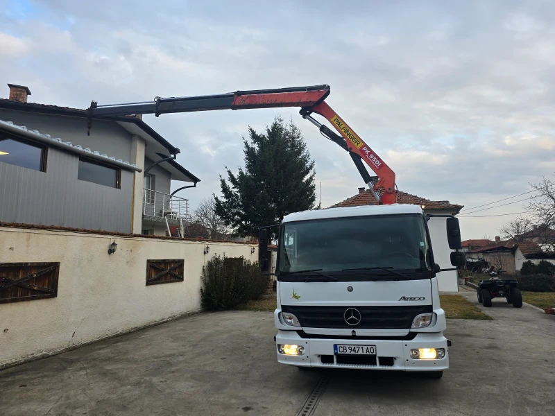 Mercedes-Benz Atego 1223 Самосвал с Кран PALFINGER КЛИМАТИК , снимка 1 - Камиони - 49316379