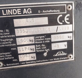 Електрокар Linde Е16, снимка 6