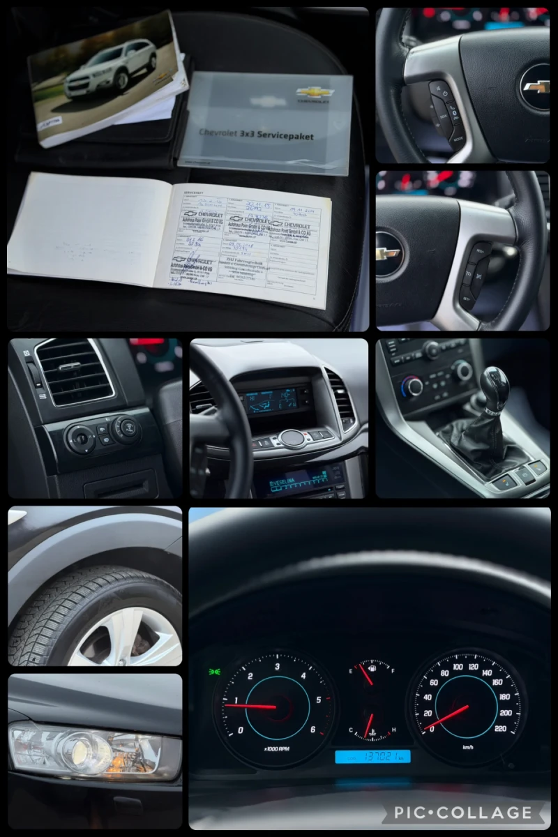 Chevrolet Captiva 2.2d~184hp~4x4~7места~КСЕНОН~137000км!!, снимка 16 - Автомобили и джипове - 52817266