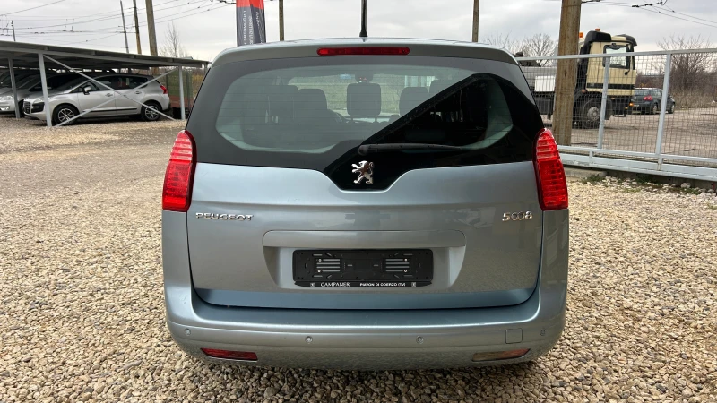 Peugeot 5008 1.6HDI-112к.с.-EURO 5-ВНОС ИТАЛИЯ-7места, снимка 6 - Автомобили и джипове - 48307866