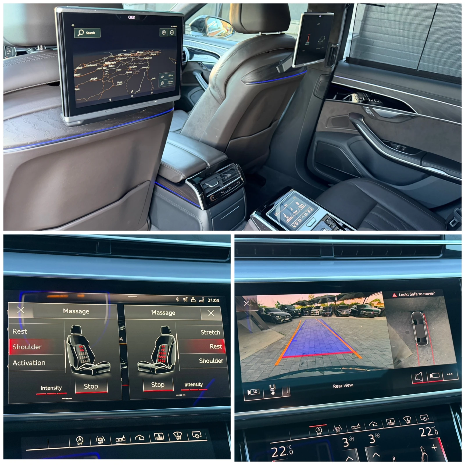 Audi A8 50TDI Long * 3xTV* PANO* LASER* OBDUH* FULL FULL M, снимка 13 - Автомобили и джипове - 54920841