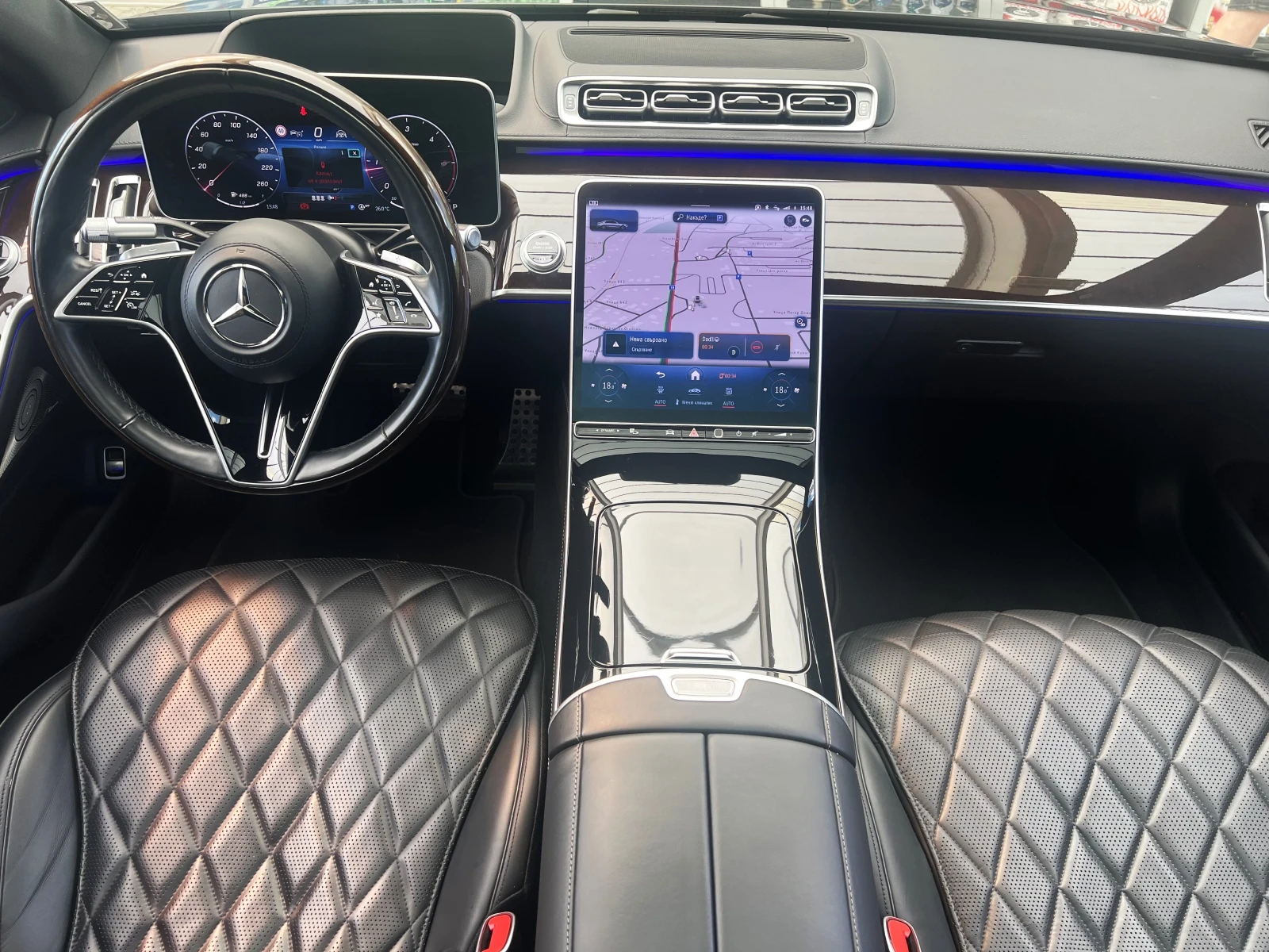 Mercedes-Benz S 350 AMG / 4 MATIC /  BURM / 360 / HEAD UP / SOFT CLOSE | Mobile.bg � ����������� 10