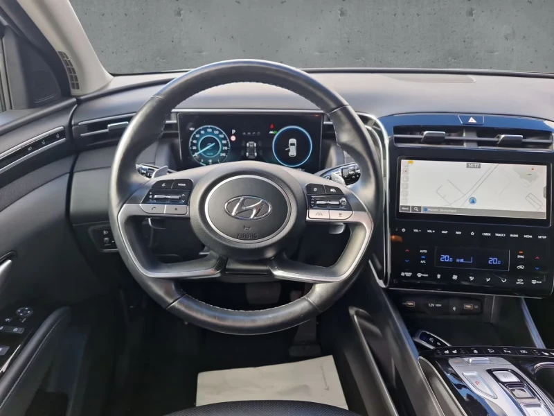 Hyundai Tucson 1.6/PHEV/265HP/PRIME/4X4/NAVI/CAM/LED/TSR/765v, снимка 9 - Автомобили и джипове - 52167460