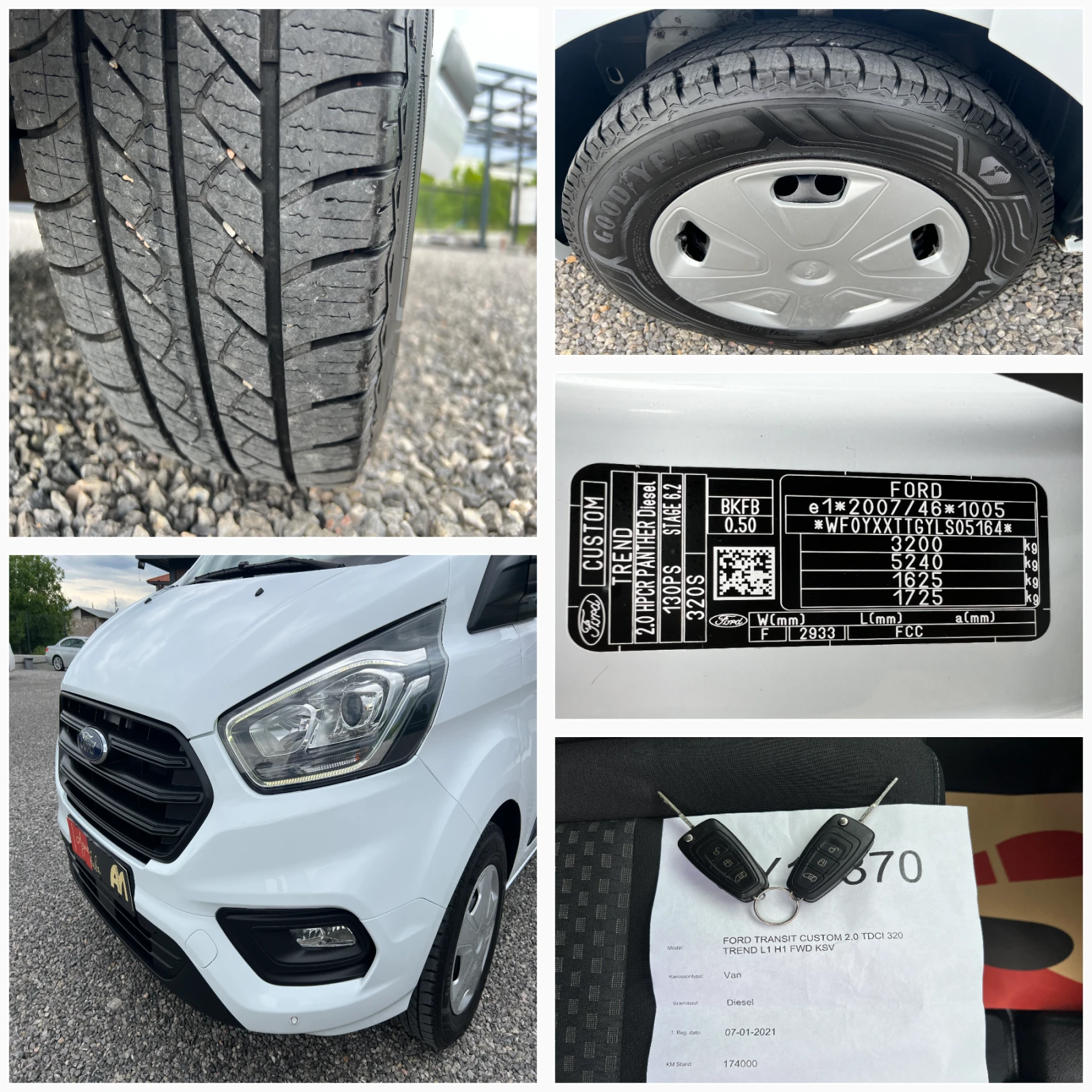 Ford Transit 2.0TDCi ДВЕ СТРАНИЧНИ ВРАТИ/Серв. история/175502км, снимка 17 - Бусове и автобуси - 54621961