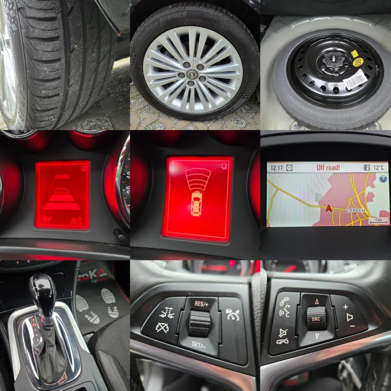 Opel Insignia 2.0CDTI-195кс= АВТОМАТ= ДИСТРОНИК= НАВИ= КСЕНОН, снимка 16 - Автомобили и джипове - 52623828