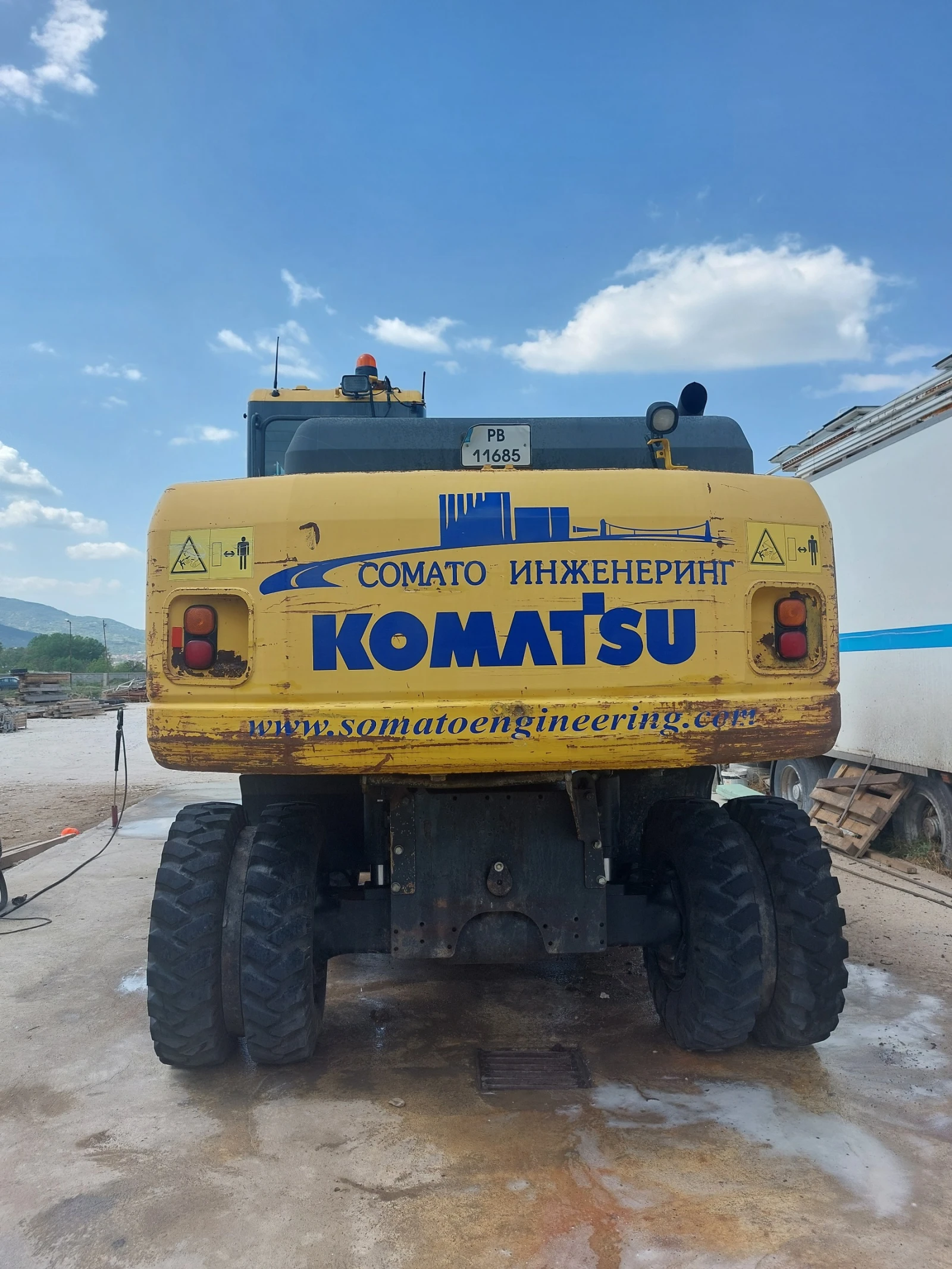 Багер Komatsu PW180, снимка 3 - Индустриална техника - 54067010