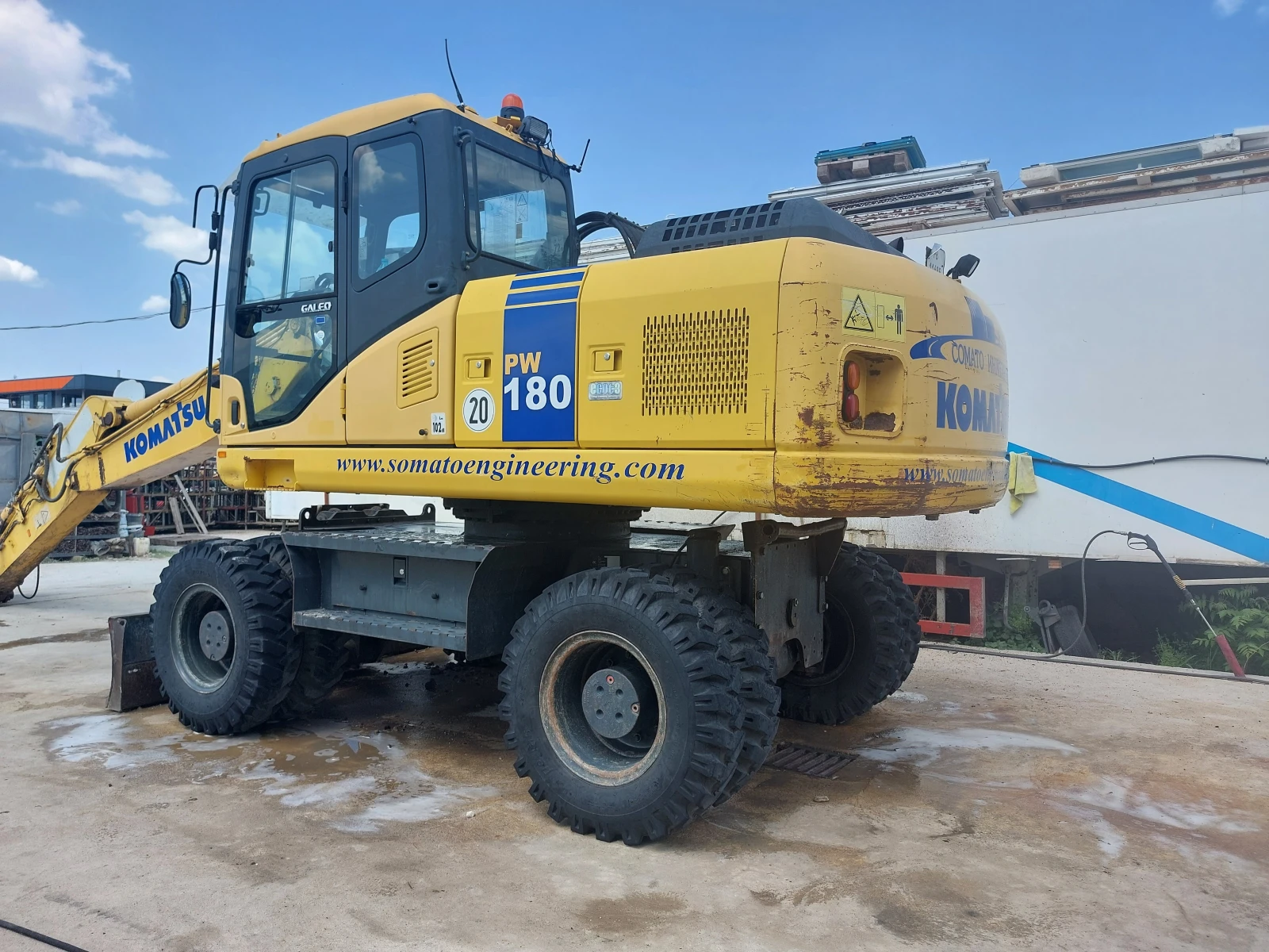 Багер Komatsu PW180, снимка 2 - Индустриална техника - 54067010