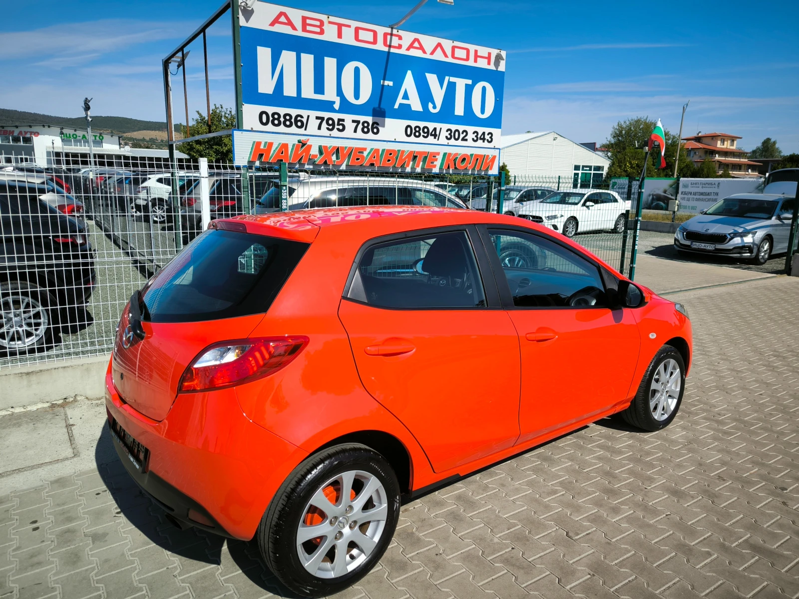 Mazda 2 1, 35i-86k.c.* KЛИМА* ВЕРИГА, ЕВРО 5В!, снимка 6 - Автомобили и джипове - 56324615