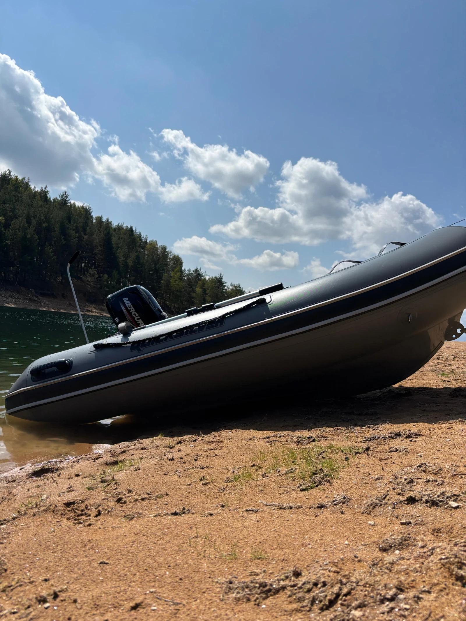 Надуваема лодка Quicksilver AUL RIB, снимка 3 - Воден транспорт - 53891063