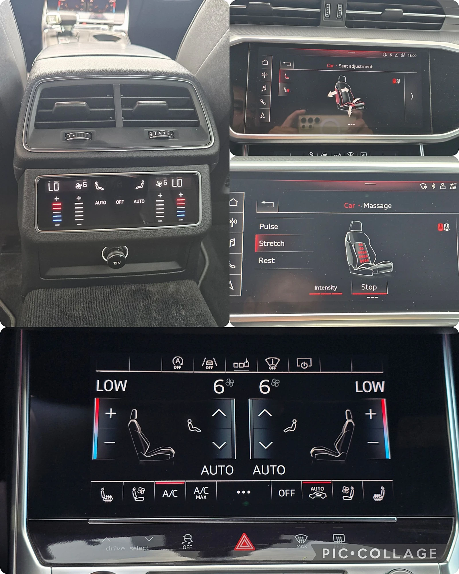 Audi A6 50TDI-286 kc/8ZF/МАСАЖ/ОБДУХВАНЕ/KEYLESS/4xкамери, снимка 16 - Автомобили и джипове - 54723434