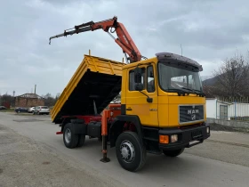 Man 17.232 4x4* Тристранен самосвал* Atlas 80.1* Топ , снимка 3