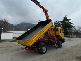 Man 17.232 4x4* Тристранен самосвал* Atlas 80.1* Топ , снимка 4