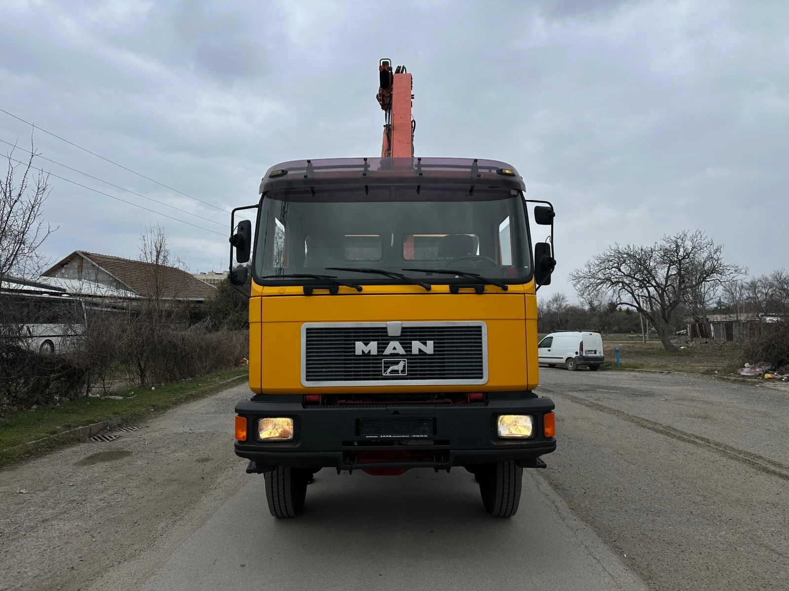 Man 17.232 4x4* Тристранен самосвал* Atlas 80.1* Топ , снимка 2 - Камиони - 53888436