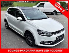 VW Polo EURO-6-LOUNGE-PANORAMA-NAVI-LED-PARKASISTENT- , снимка 1