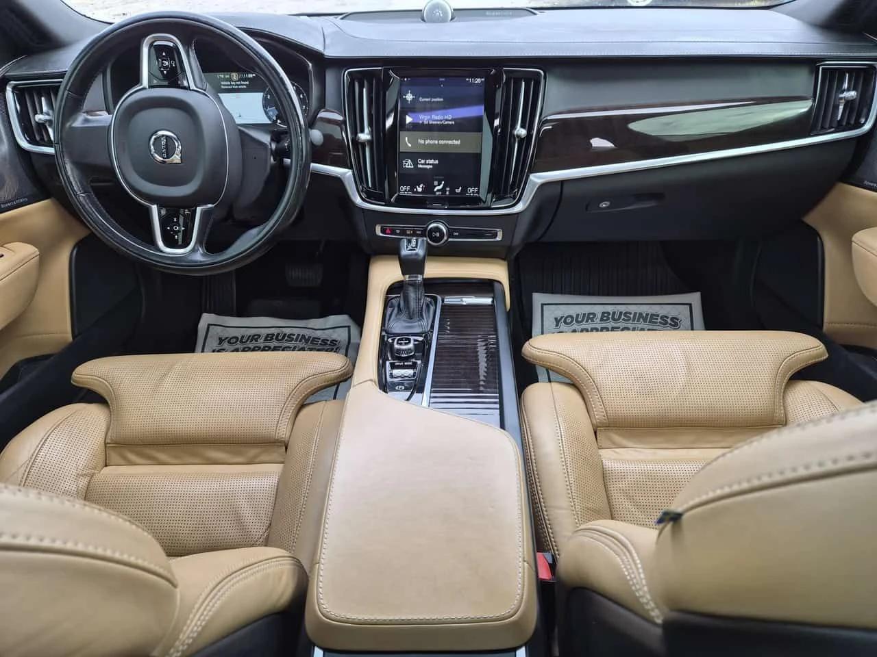 Volvo S90 * T6 Inscription * ПОДГРЕВ * ПАНОРАМА * 360 * , снимка 10 - Автомобили и джипове - 54398639