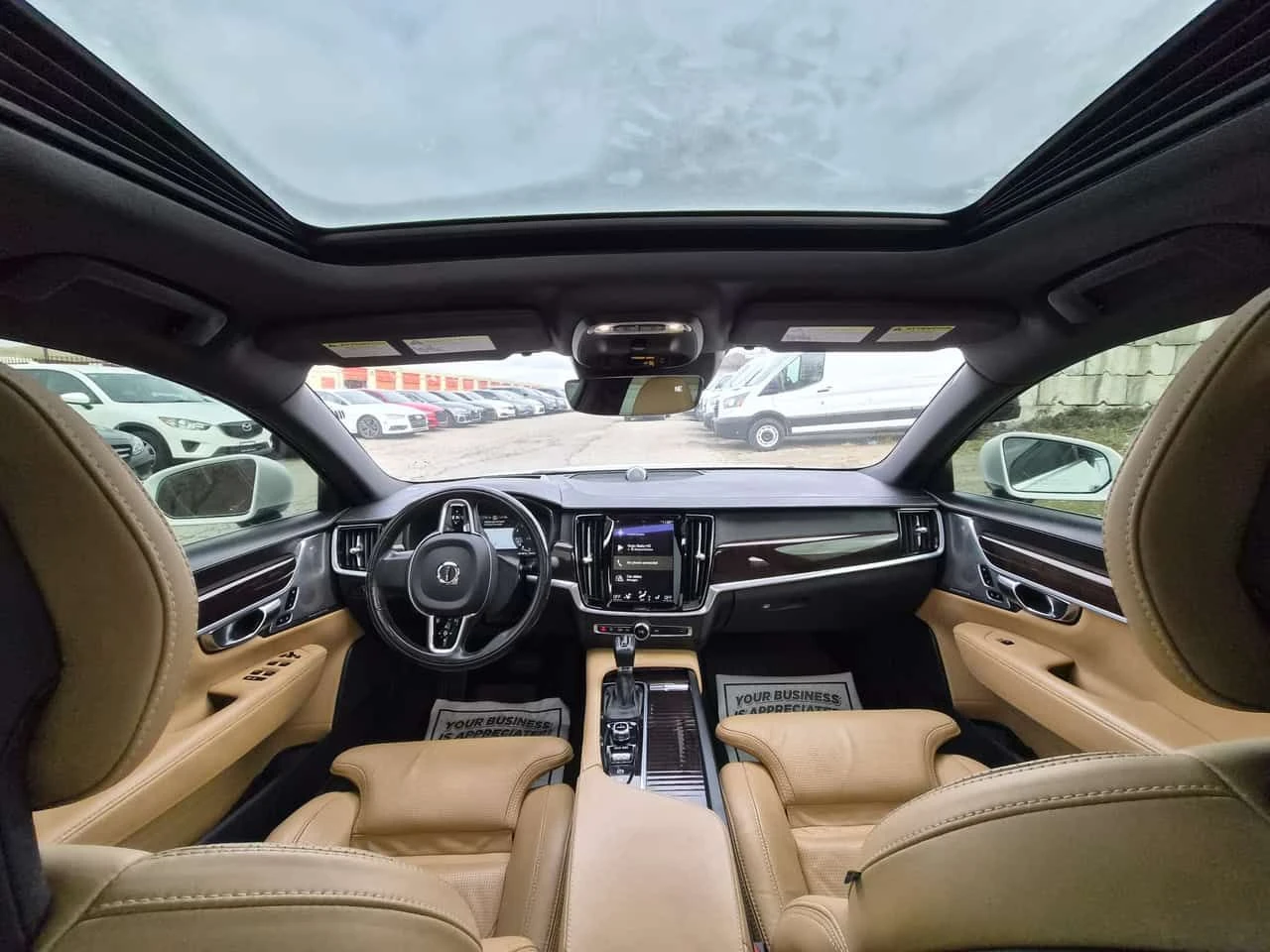 Volvo S90 * T6 Inscription * ПОДГРЕВ * ПАНОРАМА * 360 * , снимка 14 - Автомобили и джипове - 54398639