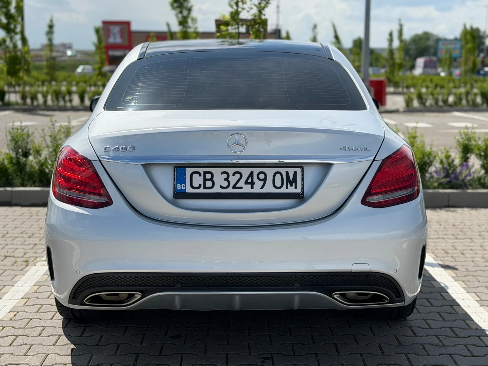 Mercedes-Benz C 400 4МATIC AMG ВЪЗДУХ/BURMESTER/HEAD UP/ОБДУХВАНЕ, снимка 6 - Автомобили и джипове - 54574967