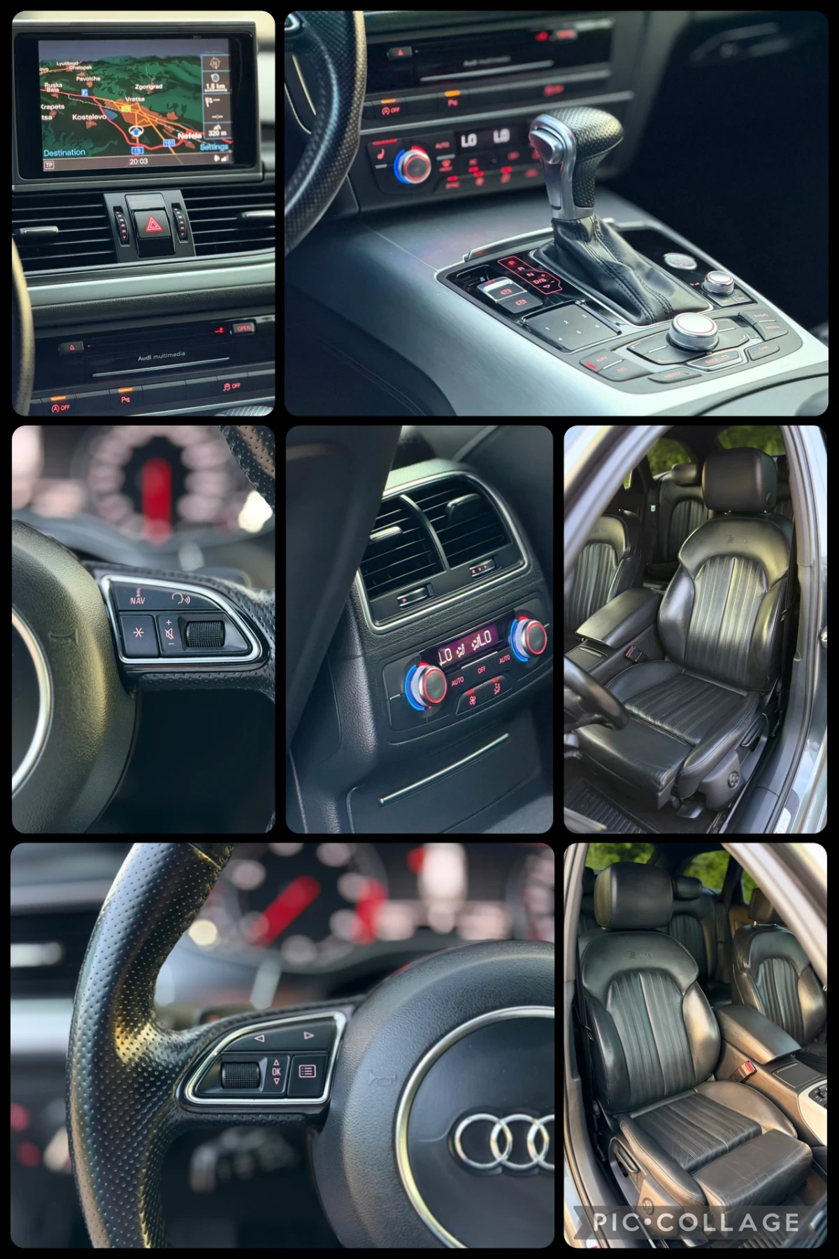 Audi A6 3.0TDi~245hp~3xS-LINE~FULL LED~BOSE~DISTRONIK, снимка 15 - Автомобили и джипове - 55796322