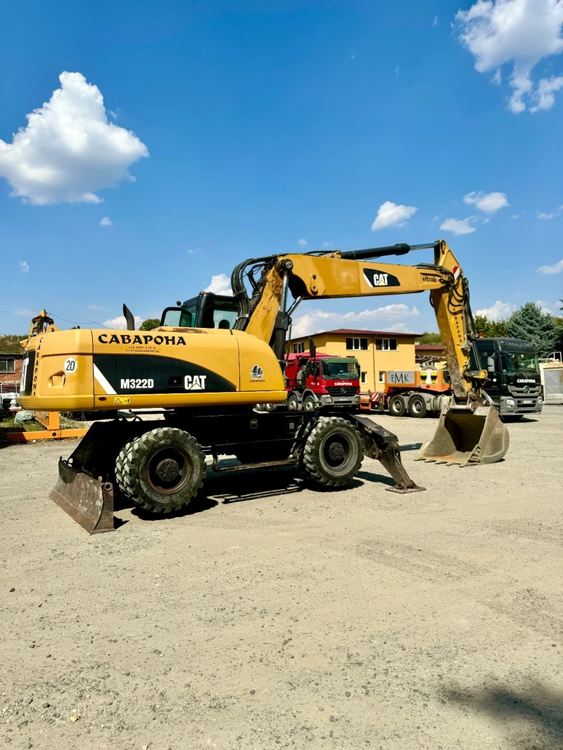 Багер Caterpillar M322D, снимка 10 - Индустриална техника - 47137317