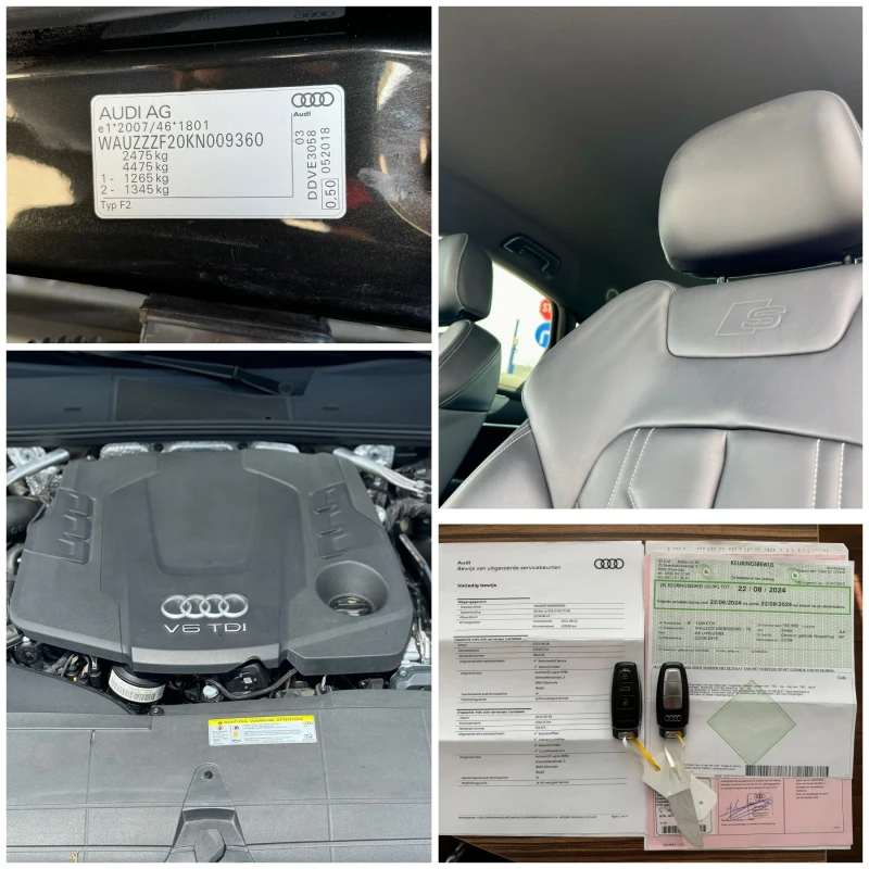 Audi A6 S6 3.0d-V6 4x4 DIGITAL MATRIX CAM-360 ACC+ ВАКУУМ, снимка 17 - Автомобили и джипове - 48702095