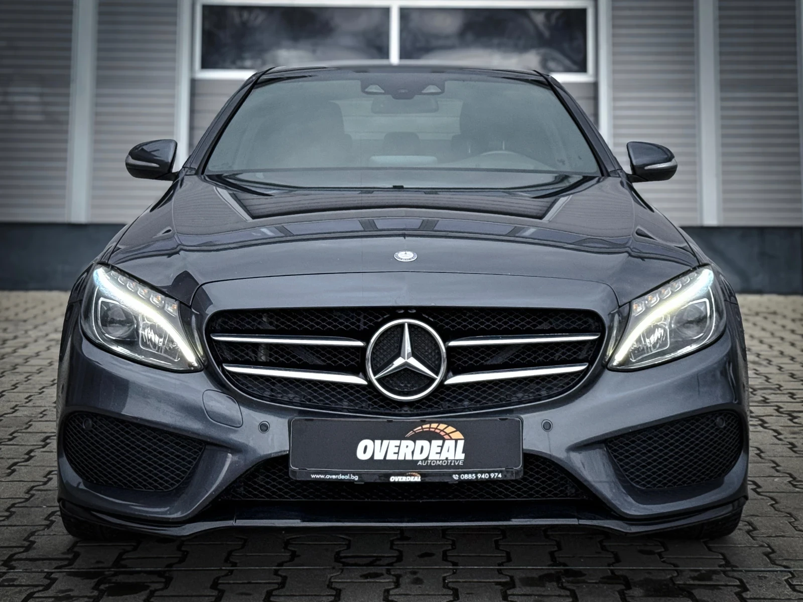 Mercedes-Benz C 220 AMG* HEAD-UP* BURMESTER* AMBIENT* ЛИЗИНГ, снимка 1