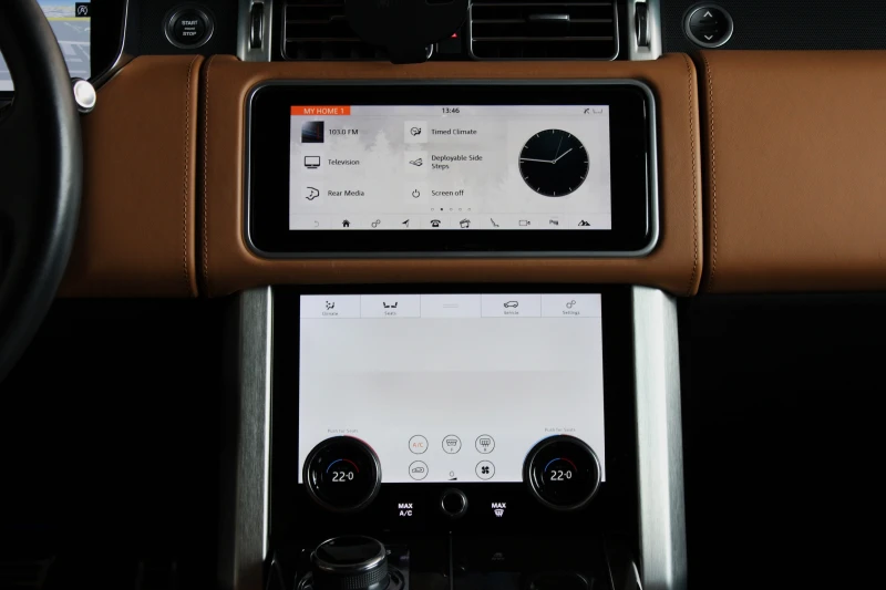 Land Rover Range rover 525 V8 PANO TV MERIDIAN 360, снимка 9 - Автомобили и джипове - 51508678