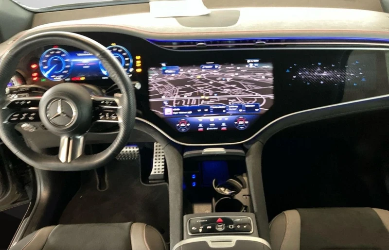Mercedes-Benz EQE 500 4-MATIC SUV HYPERSCREEN PANO 360 BURMESTER, снимка 8 - Автомобили и джипове - 52395271