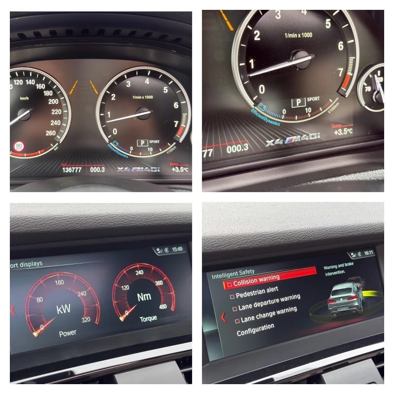 BMW X4 M40I 360КС. HEAD-UP ДИСТРОНИК KEYLESSGO ШИБЕДАХ, снимка 9 - Автомобили и джипове - 53204347