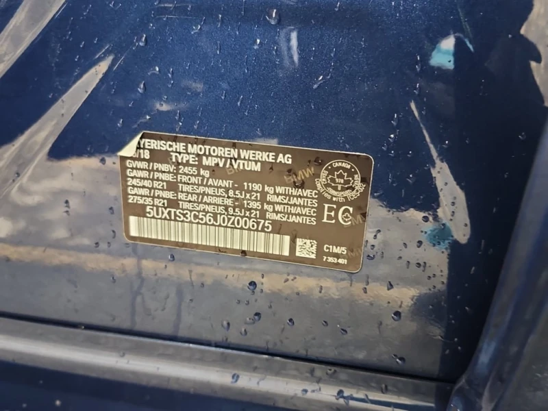 BMW X3 M40I  CARFAX, снимка 7 - Автомобили и джипове - 53453320