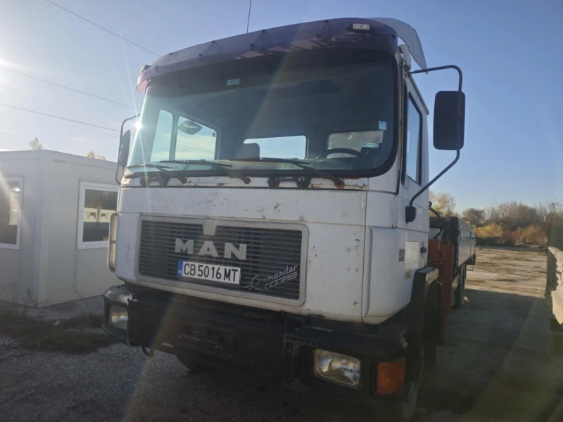 Man 12.222 С кран Майлер, снимка 3 - Камиони - 52409707