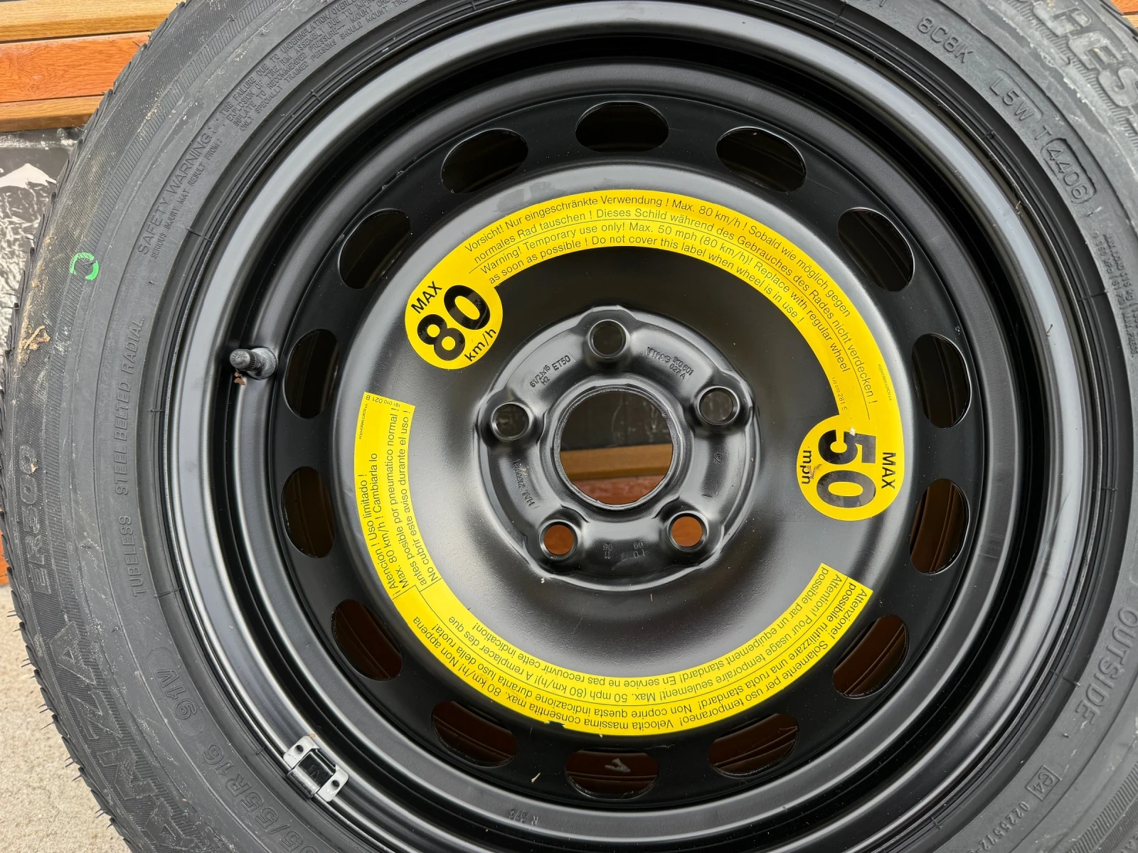 Гуми с джанти Bridgestone 205/55R16, снимка 11 - Гуми и джанти - 53892689